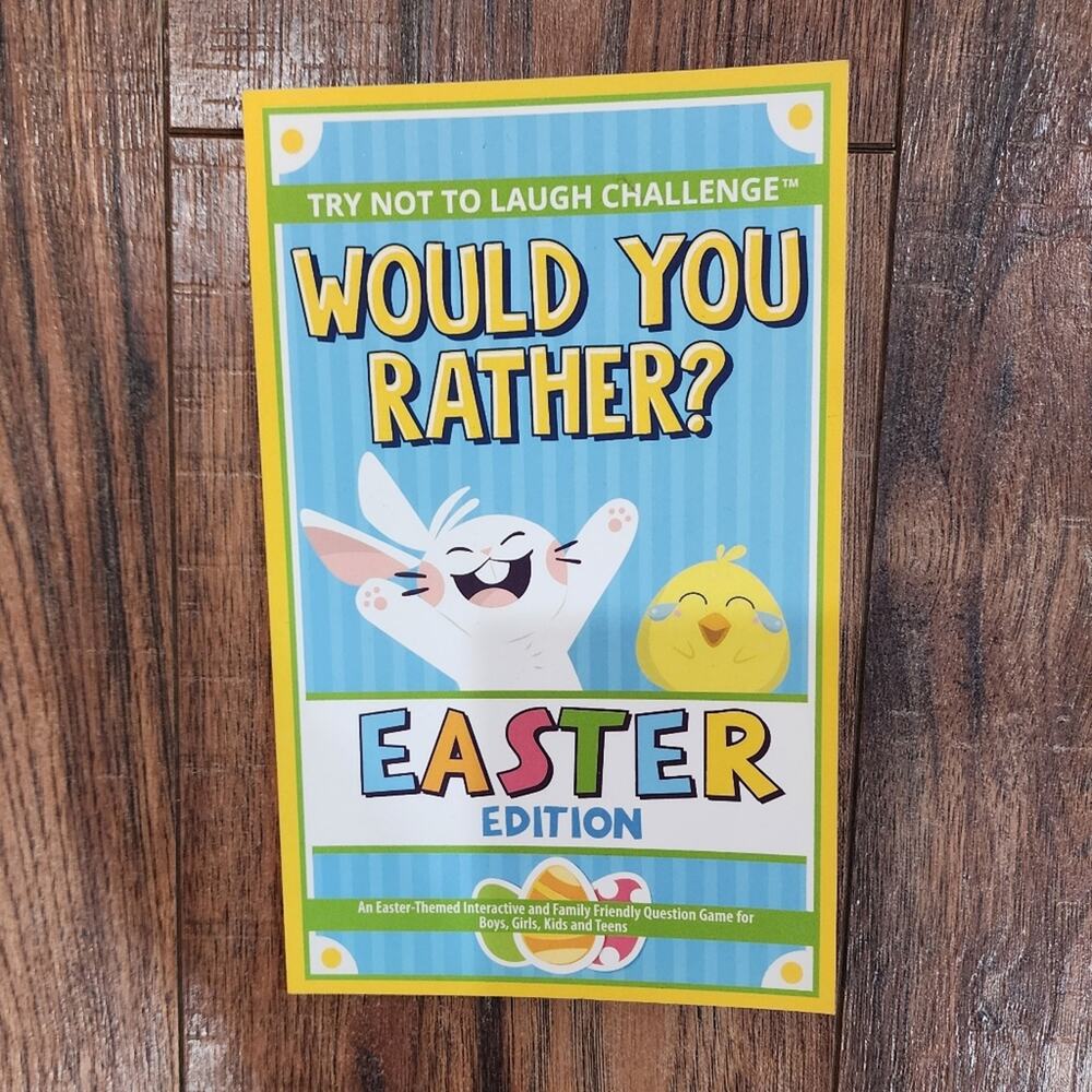 Would You Rather? Try Not To Laugh Easter Holiday Children's Paperback Book